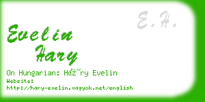 evelin hary business card